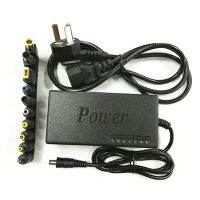 Universal 96W 12V To 24V Adjustable Portable Notebook Power Adapter With 10 New Interfaces Straight For EU/US Plug