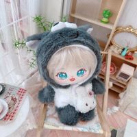 [COD] Cotton doll 20cm centimeter baby clothes star normal body fat naked staring jumpsuit