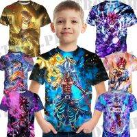 Anime Dragon Ball T-shirt For Kids Fashion Summer Thin cartoon Shirt Boys And Girls Clothing