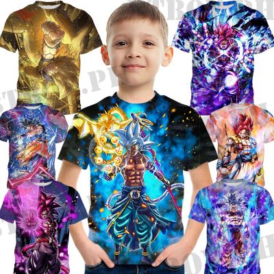 Anime Dragon Ball&nbsp;T-shirt For Kids Fashion Summer Thin&nbsp;cartoon&nbsp;Shirt Boys And Girls Clothing