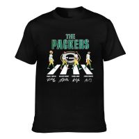 Premium Quality Green Bay Packers The Packers Abbey Road Signatures Father/Dad Cotton Summer T-Shirt