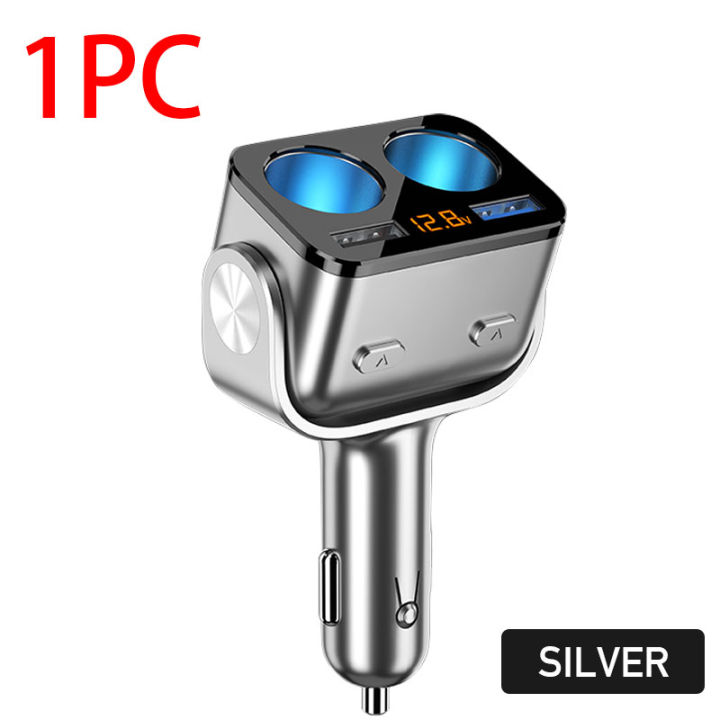 ที่ชาร์จในรถยนต์-car-chargers-auto-usb-socket-splitter-dual-usb-qc3-0-5-8a-12-24v-usb-port-car-charger-ชาร์จมือถือ