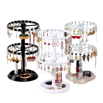 5 Layer Rotating Acrylic Jewelry Box Jewelry Organizer