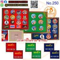 บอร์ด ราคา​ 590  บาท(ไม่รวมอาร์ม)​ Patches Display Board มี 3 สี​ 2​ ขนาด กดเลือกตอนสั่งซื้อ เข้ากรอบอย่างดี ขนาด ใช้ติดอาร์ม โชว์แพท / No.​ 250​ DeeDee2Pakcom