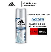 Xịt Khử Mùi Toàn Thân Cho Nam Adidas Adipure 150ml