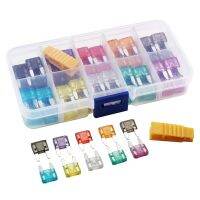 120Pcs Profile Small Size Blade Car Fuse Assortment Set for Auto Car Truck 2/3/5/7.5/10/15/20/25/30/35A Fuse With Plastic Box Electrical Circuitry Par