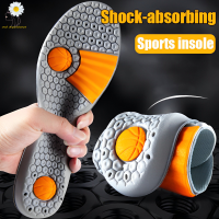 High Elasticity Sport Insoles Nut-Shaped Bottom Shock Absorption U-Shaped Heel Cup Breathable Running Insoles Feet Man Orthopedic Insoles