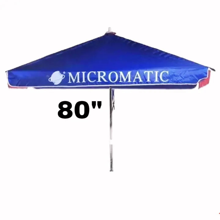 80" Micromatic Square Beach Umbrella Outdoor Easy Setup Lazada PH