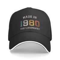 2023 Personalized Made In 1980 Baseball Cap Adjustable The Legendary Are Born In 1980 42Th Birthday Dad Hat