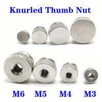 5pcs M3 M4 M5 M6 304 Stainless Steel Knurled Thumb Nut Iinstrument Hand Tighten Nut 3d Printers Parts Curtain Wall