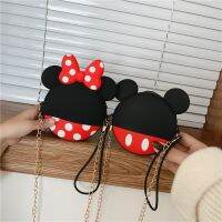 BET❤ Mickey Round Bag Mini Cute Round Bag Lovely Bow Shoulder Cartoon Messenger Bags sling bag