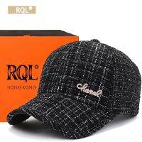 Fashion Baseball Cap for Women Ladies Warm Winter Hat Lattice Outdoor Luxury nd Design Plaid Adjustable Snapback Trucker Cap