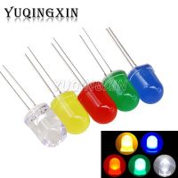 【CW】 10PCS 10MM Assorted 5 Colors F10 0.75W Diffused Round Emitting Diode