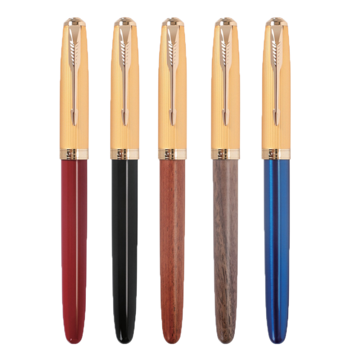 Jinhao 85 Fountain Pen Spiral Rotating Cap Office Writing Calligraphy