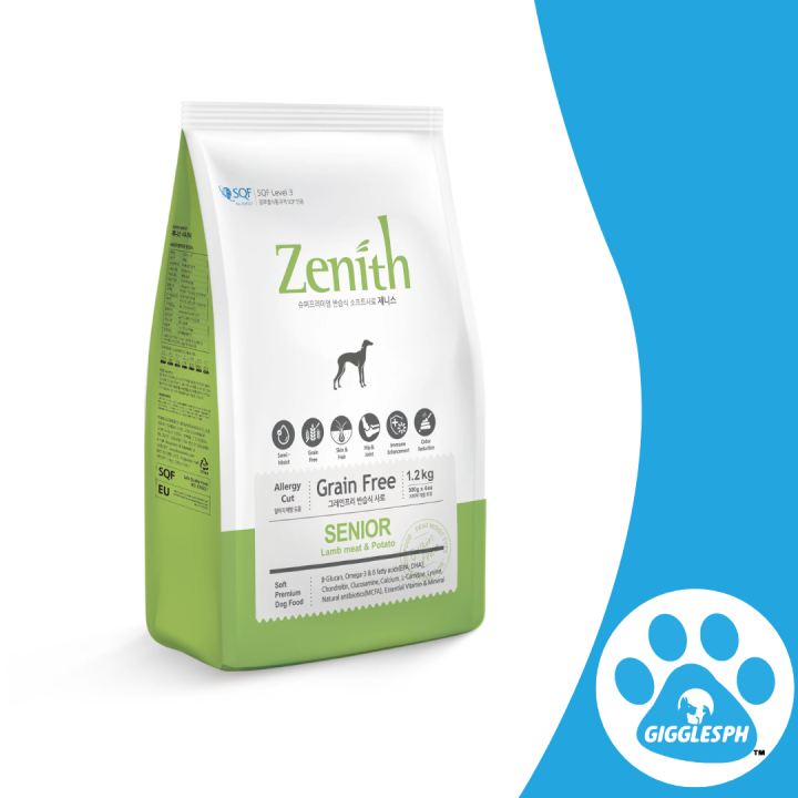 Zenith Light Senior SemiMoist Dry Dog Food 1.2kg (Lamb Meat Potato