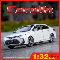 Scale 1/32 Corolla Metal Diecast Alloy Cars Model Toy Car for Boys Child Kids Gift Toys Trucks Vehicle Hobbies Collection