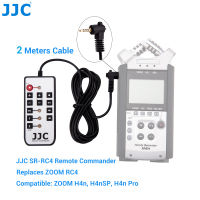 JJC RC4 รีโมทคอนโทรลแบบมีสายรีโมทคอนโทรลสำหรับ ZOOM H4n, H4nSP, H4n Pro เครื่องบันทึกแทนที่ ZOOM RC4