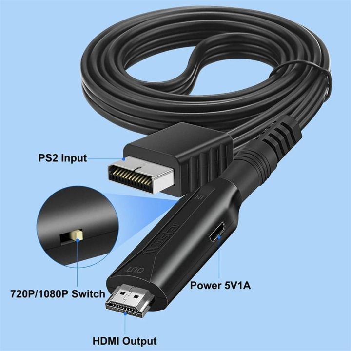 xiegk-อะแดปเตอร์อินเตอร์เฟซการส่ง-รองรับ-hdmi-ตัวแปลง-hdmi-สายเคเบิล-hdmi-ตัวแปลงวิดีโอเสียง-สำหรับโหมดการแสดงผล-ps2ทั้งหมด-ps2ไปยังสาย-hdmi-สายอะแดปเตอร์แปลง-ตัวแปลง-ps2เป็น-hdmi-อะแดปเตอร์-ps2เป็น-h