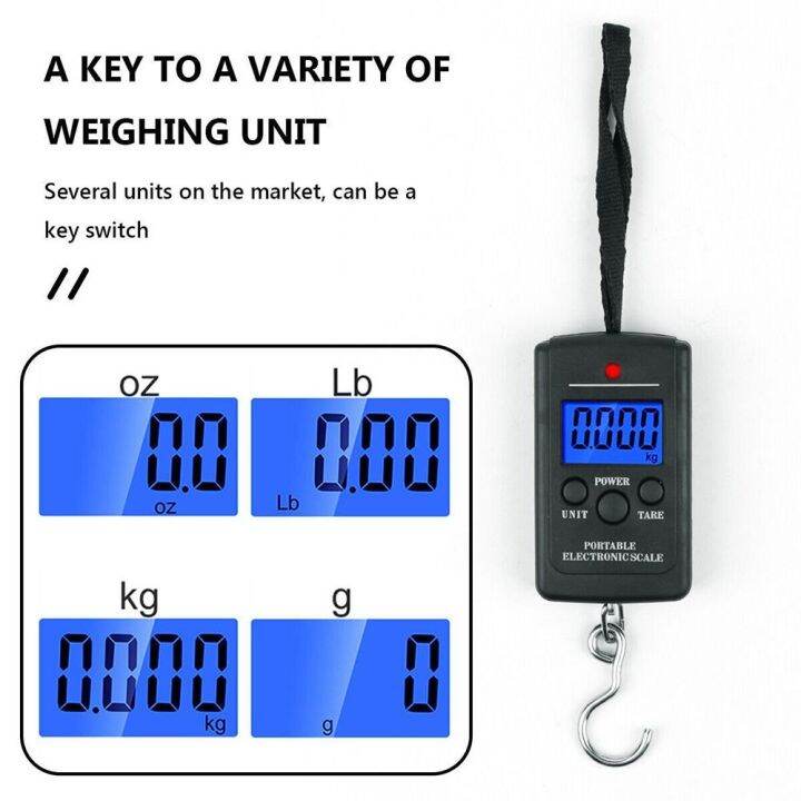 CHUAN Travel Digital Suitcase Bag 40KG Weighing Scale Hanging Hook