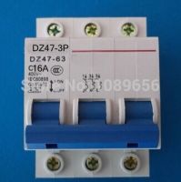 【✔In stock】 zhilao Dz47 3P 16a เบรกเกอร์ Ac Mcb เบรกเกอร์ความปลอดภัย C ประเภท C45