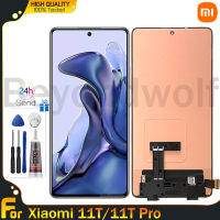 Beyondwolf จอ AMOLED 120HZ ของแท้สำหรับ Xiaomi 11T Pro 2107113SG หน้าจอดิจิตอลสัมผัสหน้าจอ LCD สำหรับ Xiaomi 11T 21081111RG LCD