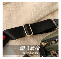 2021 new nylon small bag Korean version ins shoulder bag casual waist bag Crossbody bag