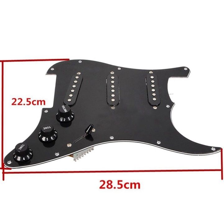 ชุดปิ๊กอัพกีต้าร์ไฟฟ้า-pickguard-สําหรับ-strat