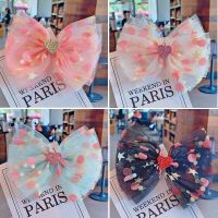 Hair Bows Clips Glitter Star