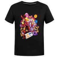 Five Nights At Freddy S เสื้อยืดสำหรับชายหญิงแขนสั้น Tshirt การ์ตูนอะนิเมะฤดูร้อน Tee เสื้ออะนิเมะหลวมกีฬา1801