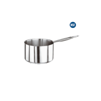 PADERNO Stainless 18/10 Induction Medium Sauce Pan D=16 cm., H=8 cm. 1.6 Ltr. (Saucepan) หม้อด้าม สูงขนาดกลาง สแตนเลส 18/10 ขนาด 16 ซม. สูง 8 ซม., 1.6 ลิตร ใช้กับเตาแม่เหล็กไฟฟ้าได้