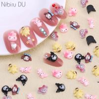 เครื่องประดับเรซิ่น ลายการ์ตูน Kuromi Melody Pudding Dog Big Face Monkey 3D สําหรับตกแต่งเล็บ DIY