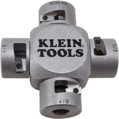 Klein Tools 21051 Large Cable Stripper (2/0-250 MCM), Beige 250 MCM - 2/0 Cable