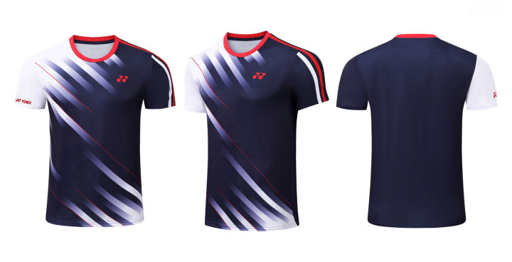 hot-sale-badminton-t-shirt-sports-shirt-competition-training-short-sleeve-tennis-table-tennis-jersey-2358