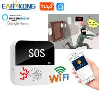 Tuya Wifi SOS Emergency Security Alarm System Elder Help Alarm Smart Home Wireless Doorbell Multiple Music Melody Smart Life APP