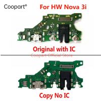 ใหม่เดิมพอร์ตชาร์จสําหรับ Huawei Nova 3i Micro USB Charge Board PCB Dock Connector Flex พร้อมอะไหล่เปลี่ยนไมค์