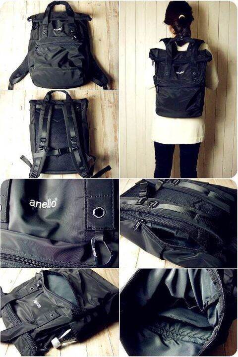 ลดแรง-กระเป๋า-anello-urban-street-nylon-backpack-at-b168-มีป้ายกันปลอม