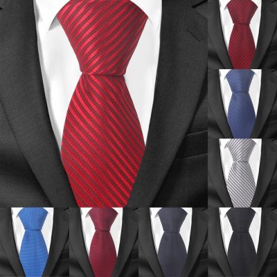 Striped Necktie For Men Women Classic Slim Men Ties Fashion Plaid Tie Groom Neck Tie For Party Wedding