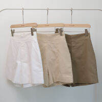 Avocado กางเกงขาสั้นผ้าลินินavo linen whipping choc shorts (avocado.simplewear)