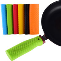 Useful New Saucepan Holder Silicone Pot Pan Handle Saucepan Holder Sleeve Slip Cover Grip Kitchen Utensils Cook Accessories