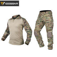 IDOGEAR Combat BDU CamouflageชายชุดG3เสื้อแจ็คเกตทรงทหารกันลม/กันหนาวเซ็ทชุดนอนเด็กดีไซน์ใหม่Multicamผ้าฝ้ายโพลีเอสเตอร์