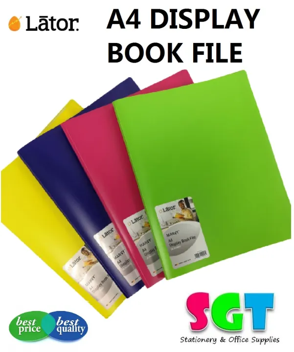 LATOR A4 Display Book File 30 pockets Lazada