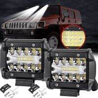 4 "นิ้ว60วัตต์20LED แสงทำงานน้ำท่วมจุด Combo off-road ขับรถไฟตัดหมอกเรือ SUVs