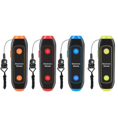 Portable Electronic Whistle 3 Modes with Lanyard Handheld Electric Whistle for Survival Basketball Referee Teacher Football Survival kits