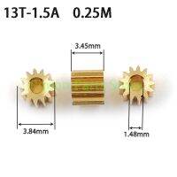 13T 0.25M ปีกนกทองเหลือง เส้นผ่านศูนย์กลางภายนอก 3.9 มม. รู 1.48 มม. ความหนา 3.5 มม. 13 ฟัน เกียร์ทองแดง 131.5A-czechao