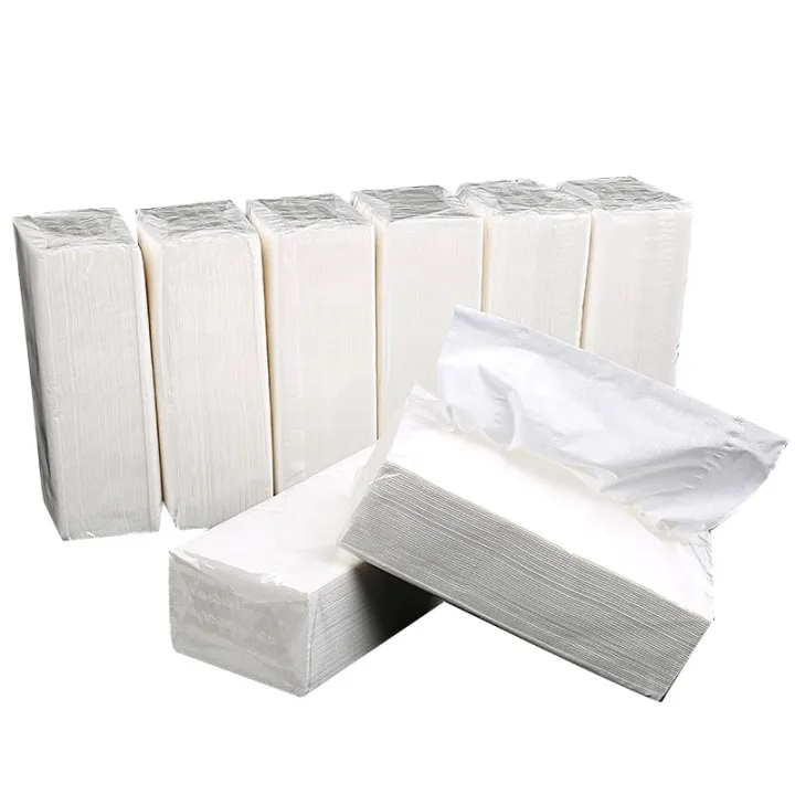 4pcs White Tissue Facial Napkin Toilet Paper Soft (90Sheetsx3PLY