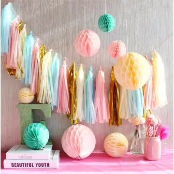 Tassel Tail, Balloon Tassel Tail, Balloon Tail, Swirl Tassel Tail for  Balloons, Party Lanterns, Honeycombs, Baby Shower, Birthday Party 