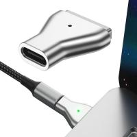 Usb C To Magnetic Compatible For M-a-g-s-a-f-e 2 Charging Adapter PD Quick Charging Converter Compatible For M-a-c-book Pro