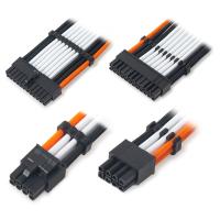 【YY】L43D 16PCS PC Power Supply Connector 46824 Pin Cables Manager for GPU Motherboard Cord Clamp Clip Organizer