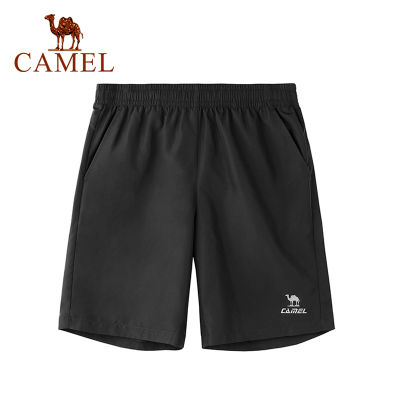 Camel กางเกงขาสั้นลําลองสําหรับผู้ชายเหมาะกับการวิ่งออกกําลังกาย