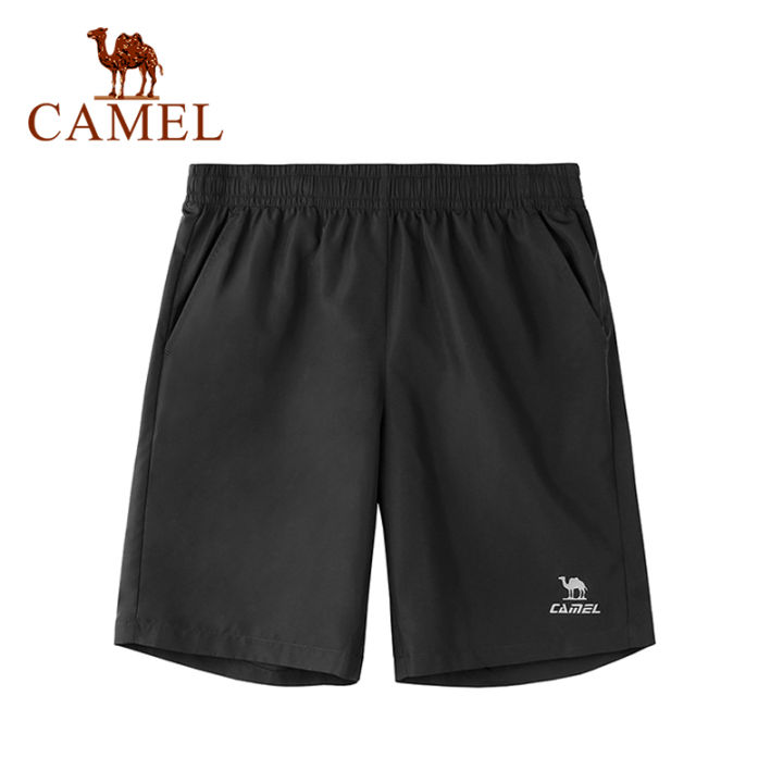 camel-กางเกงขาสั้นลําลองสําหรับผู้ชายเหมาะกับการวิ่งออกกําลังกาย